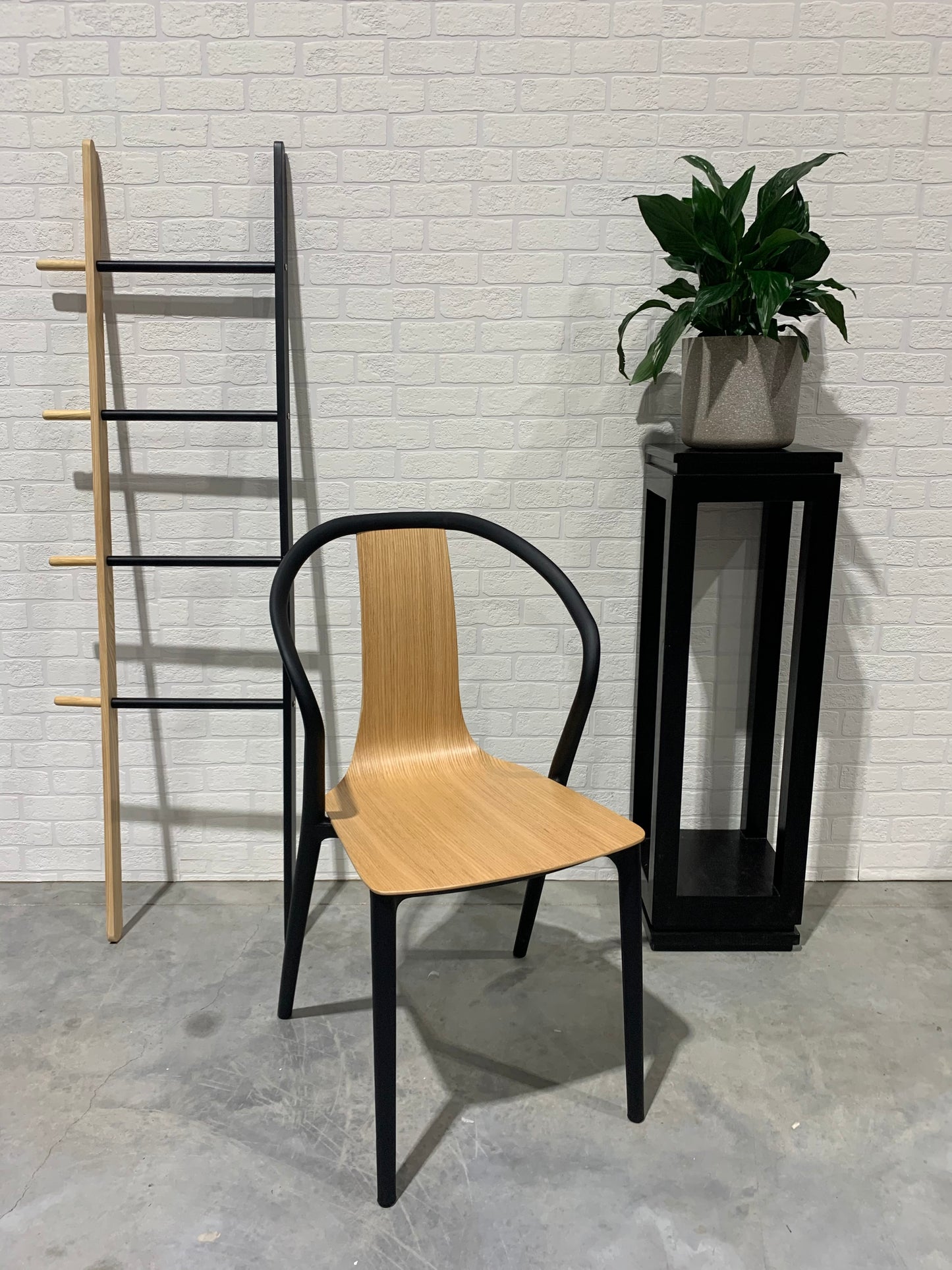 Timber / Plastic Moulded Chair